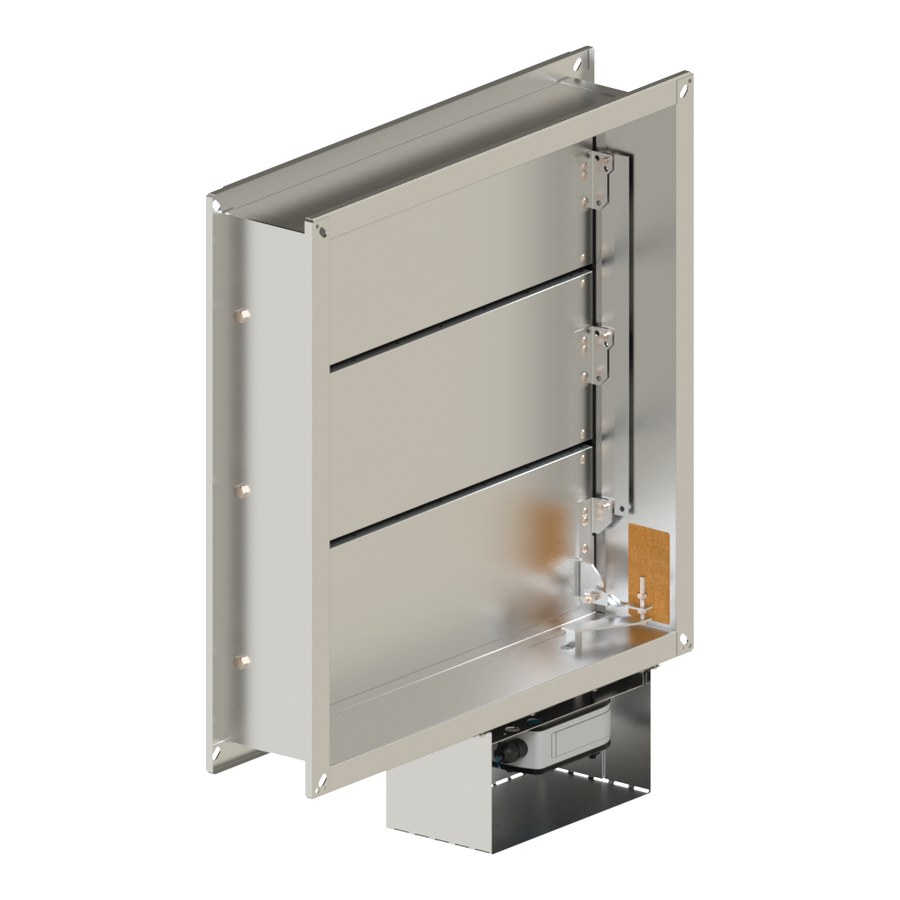 Клапан противопожарный Сигмавент-120-НЗ(КЛ)-АхВх150-СН Клапан противопожарный Сигмавент-120-НЗ(КЛ)-АхВх150-СН