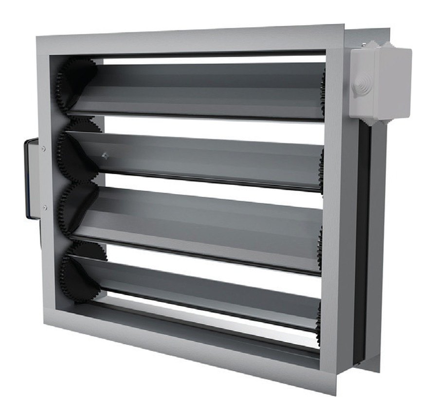 Воздушный клапан с электроподогревом ВКп 1400×350